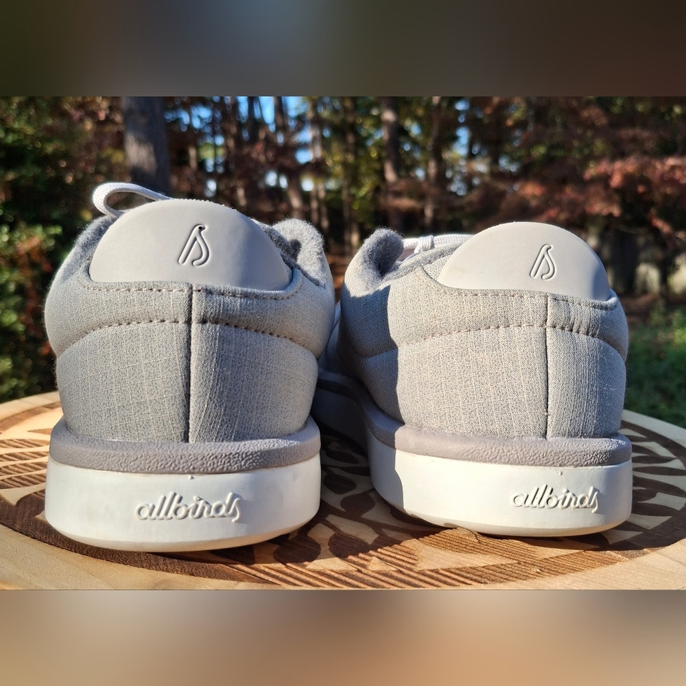 Allbirds Women's Wool Piper Pewter Grey Sneakers Size 10 - Picture 4 of 9